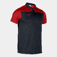 JOMA - Polo homme Hobby 2 noir et rouge